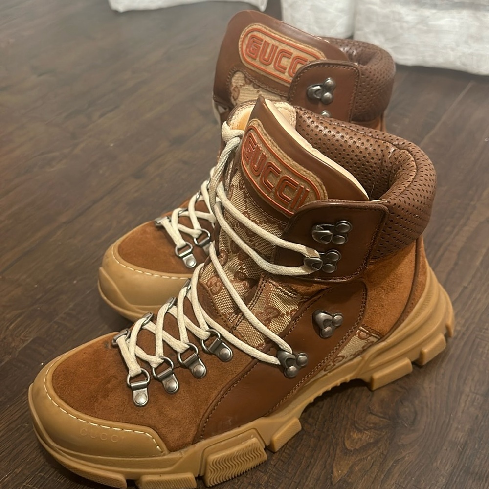 Gucci boots in size 6(run big). Would be for someone who wears size 8US or 8.5US